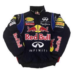 F1賽車服刺綉賽車服騎行服機車服刺綉休閒長袖RED BULL紅牛賽車服