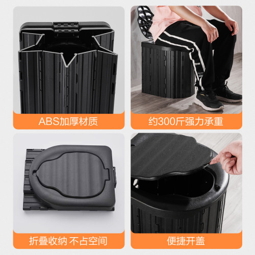 龍穴M1人體工學折曡馬桶戶外便捷車用厠所露營遊應急老人孕婦
