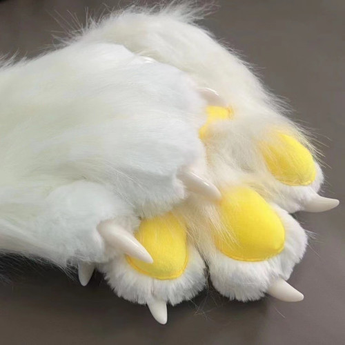 福瑞獸 成品獸裝手套 彩色獸爪cosplay手套貓娘指甲吱吱叫