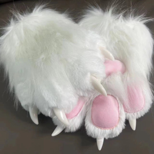 福瑞獸 成品獸裝手套 彩色獸爪cosplay手套貓娘指甲吱吱叫
