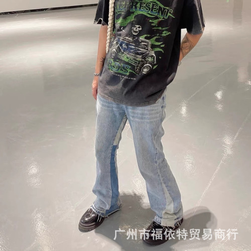美潮GALLERY DEPT TIDE牛仔褲休閒褲男女高街嘻哈秋冬酷