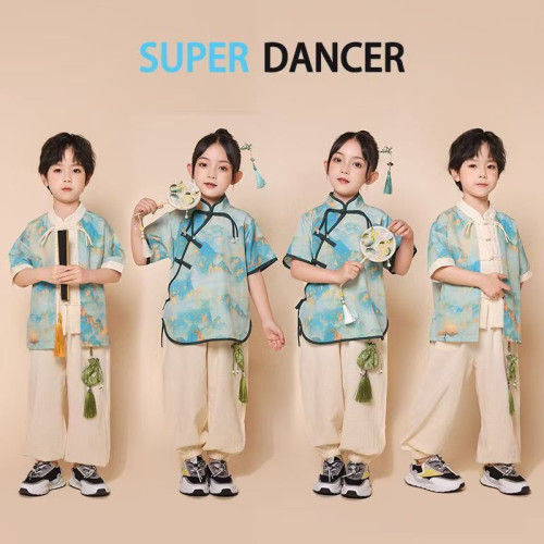 兒童啦啦隊演出服幼兒園小學生運動會開幕式團體班服百褶裙合唱服