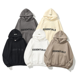 FEAR OF GOD復線Essentials胸前壓膠連帽FOG衛衣