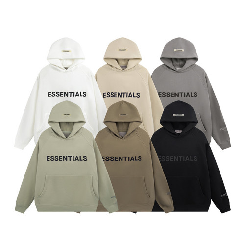 FEAR OF GOD復線Essentials胸前壓膠連帽FOG衛衣