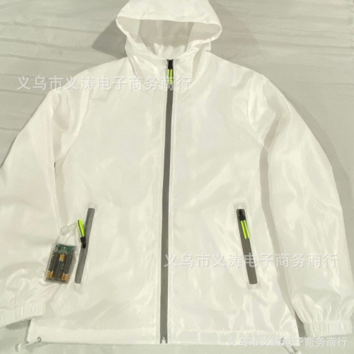 LED燈七色發光閃光衣服閃爍衣服套裝酒吧舞台閃光炫酷蹦迪抖音