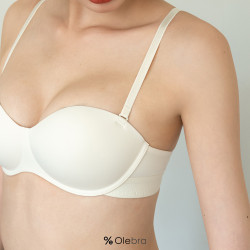 無痕內衣女小胸聚攏軟支撐無鋼圈上托收副乳防下垂無肩帶文胸
