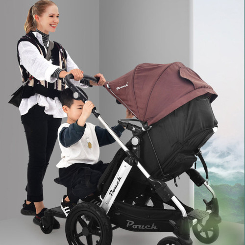 私二胎嬰兒手推車配件遛娃出行雙輪輔助滑行踏板BUGGY BOARD站立