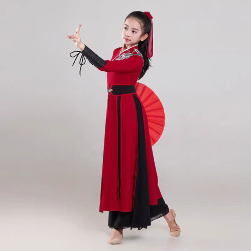 打鼓雪龍吟舞蹈演出服新款花木蘭服裝女俠客武俠鼓古典象王行