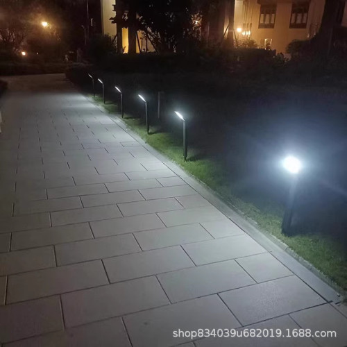 T字型led太陽能草坪燈戶外花園防水景觀燈室外裝飾led庭院燈