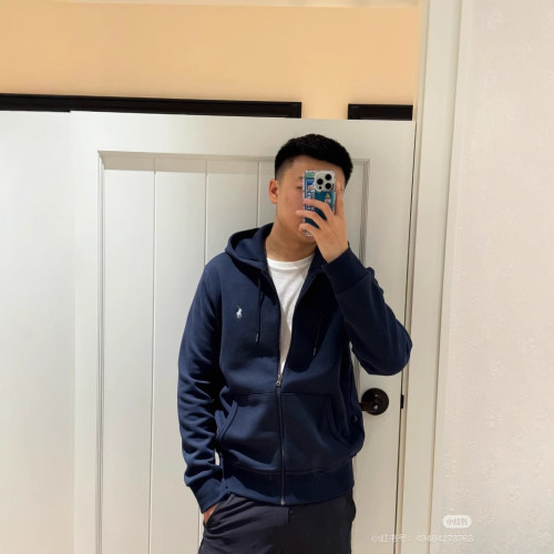 十三色基礎款小標刺綉Logo連帽衛衣男女款拉鍊外套