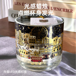 瑪莎M&S平替光感香薰蠟燭發光璀璨之夜小衆高顔值蒂芙尼城市限定