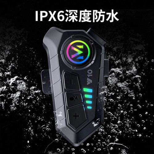 騎行摩托車頭盔藍牙耳機無線耳機頭盔藍牙耳機摩托車藍牙Y10耳機