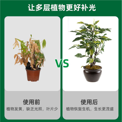 嵌入式全光譜伸縮植物補光燈室內綠植景觀補光燈