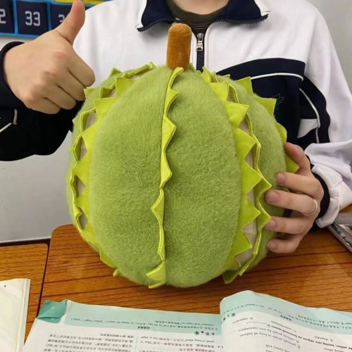 抖音同款毛絨榴蓮玩偶解壓玩具可撕拉節日禮品創意其它蘇綉客廳