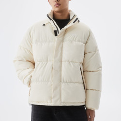 男裝  科技面料拼接棉服夾克外套8710/519