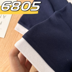 6805 夏季新款 夏季兒童拼色兄妹裝 童裝女寶連衣裙 