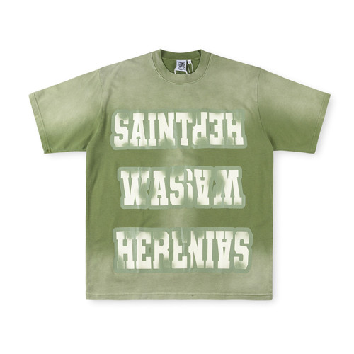 SAINT VANITY ins同款 字母印花休閒短袖T恤