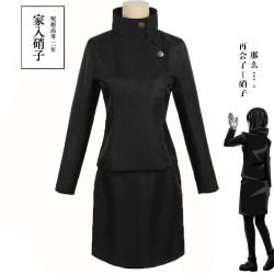 咒術迴戰高專五條悟cos服裝製服全套學生版家入硝子全套黑色