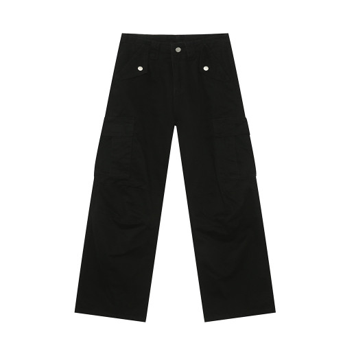 MTLCLOTHES男裝|冬款新品 美式重工復古直筒寬松工裝牛仔褲休閒潮