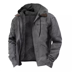 歐美純色棉服齊色齊碼部分帶帽衛衣棕色裡布棉服可