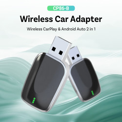 Ottocast原車carplay有線轉無線Android auto雙通道U盤式
