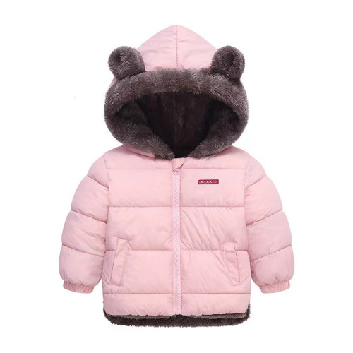 兒童羊羔絨棉服男童羽絨棉衣女童棉襖寶寶加厚童裝外套