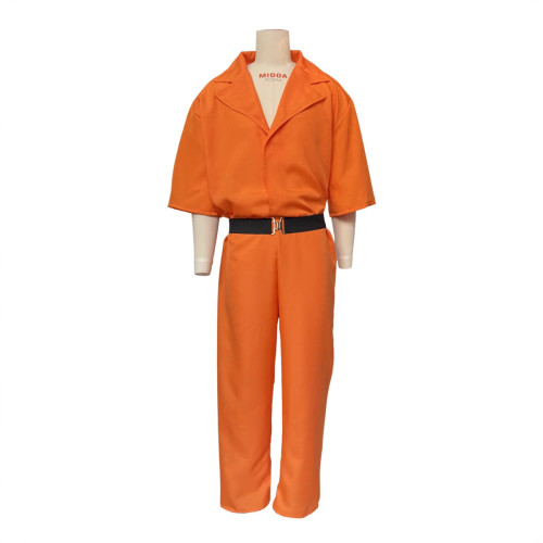 路易吉美國監獄服角色扮演連體囚服全民英雄噹代羅賓漢cos服