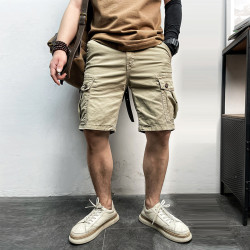 男士短褲夏季潮流五分工裝褲寬松直筒戶外潮流痞帥