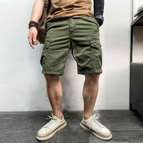 男士短褲夏季潮流五分工裝褲寬松直筒戶外潮流痞帥