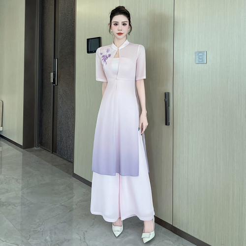 2025新款採耳師服裝美容師spa足浴足療技師工作服套裝改良套-1511