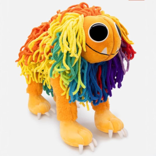 新品yarnaby plush 波比彩色獅子毛絨玩具玩偶毛絨公仔