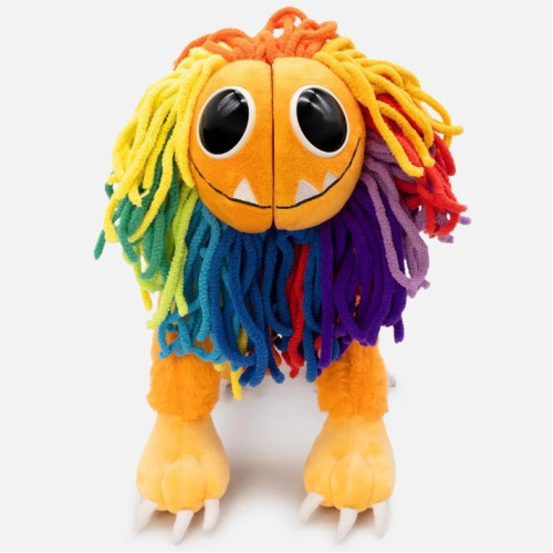 新品yarnaby plush 波比彩色獅子毛絨玩具玩偶毛絨公仔