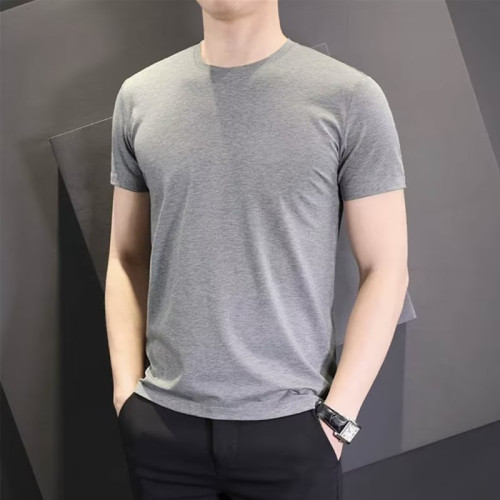 衫少服飾短袖t恤男裝夏季韓版修身型薄款140克滌綸純色打底衫