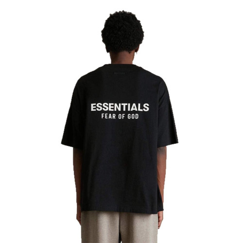 25SS 24FW 短袖T恤 燙花ESSENTIALS潮牌T恤SShirt
