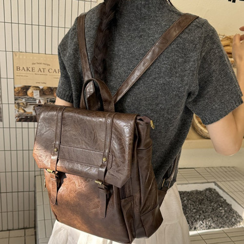 日系製服學院風雙肩包新款復古劍橋包大學生郵差後背包
