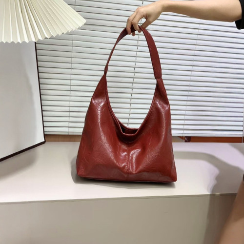 25新款通勤質感百搭單肩包包女今年流行腋下包托特包女