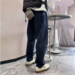 2025新款美式戶外工裝機能軟殼沖鋒褲時尚寬松百搭高街休閒男褲