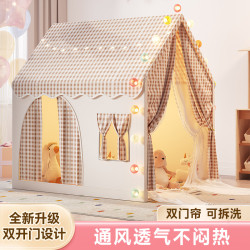 新款兒童帳篷室內公主城堡小房子男女孩遊戯屋寶寶床上玩具屋家用