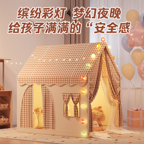 新款兒童帳篷室內公主城堡小房子男女孩遊戯屋寶寶床上玩具屋家用
