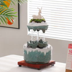 流水擺件懸浮噴泉招財客廳玄關辦公室加溼器裝飾喬遷新居開業禮品