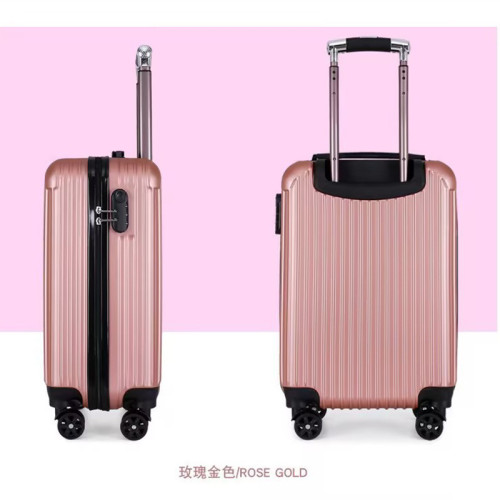 登機旅行箱可攜式行李箱女學生20寸拉桿箱靜音萬向輪拉鍊密碼行李箱
