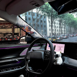 2025年款汽車A柱貼花裝飾汽車內飾貼膜改裝用品卡通圖自粘貼