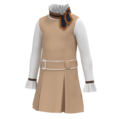 嘉美梅根cos服M3GAN2.0女主同款裙子萬聖節兒童表演服cosplay服裝