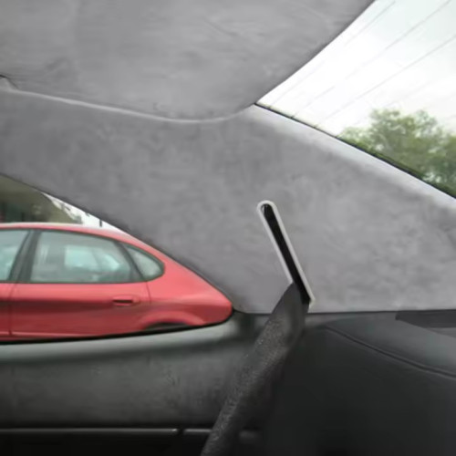 3.5mm汽車頂棚複合海綿絨布兒童安全座椅汽布車頂棚布絲光絨