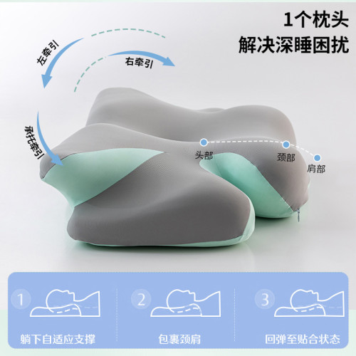 新款記憶枕護頸椎記憶棉枕頭 慢迴彈零壓記憶海綿枕頭