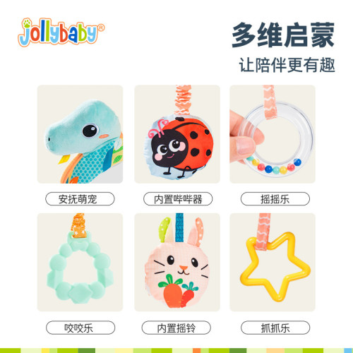 jollybaby趣味車用鏡子掛件兒童座椅專用玩具車內觀察嬰兒反光鏡