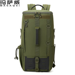 戶外休閒運動大容量雙肩包叢林戰術多功能男式後背包登山釣魚包
