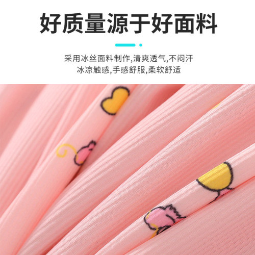 防蚊兒童護理服骨折病號服易穿脫住院穿全開衣褲冰絲薄睡衣春夏款