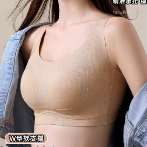 拉鍊超薄杯提拉反重力內衣收副乳防下垂文胸大胸顯小