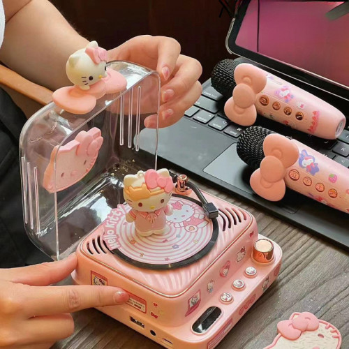 唱片機藍牙音箱小型新款可愛貓音響生日女生閨蜜